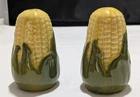 Vintage Shawnee Pottery Corn King SALT & PEPPER Shakers USA 3 1/2" No Stopper