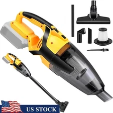 Cordless Handheld Vacuum 20V Compatible Powerful Suction HEPA Filter Accessories