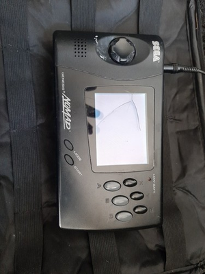 #ad Sega Genesis Nomad MK6100 w LCD Screen Mod amp; Power Supply Tested amp; Working $475.00