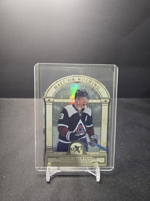 2023-24 Skybox Ex2000 #HN-7 Hall or Nothing Nathan MacKinnon 
