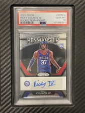 2023 PSA 10 Ricky Council IV RC #RPRCV Rookie Penmanship Panini Prizm Basketball