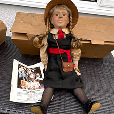 1980 Alresford Porcelain Doll "Cynthia" 24" - Rare Design Centre London Tag