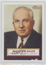 2005 Topps Heritage Warren Giles #2 HOF 0u0