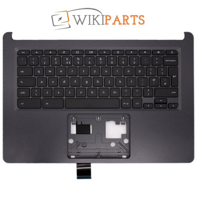 Original Handauflage UK Layout Tastatur für Acer CHROMEBOOK 314 C933-C8VE schwarz