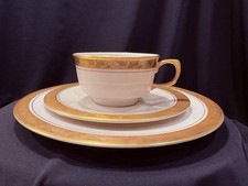 Franciscan Masterpiece China 2 Sets, Gold-encrusted Cups, Saucers And Plates