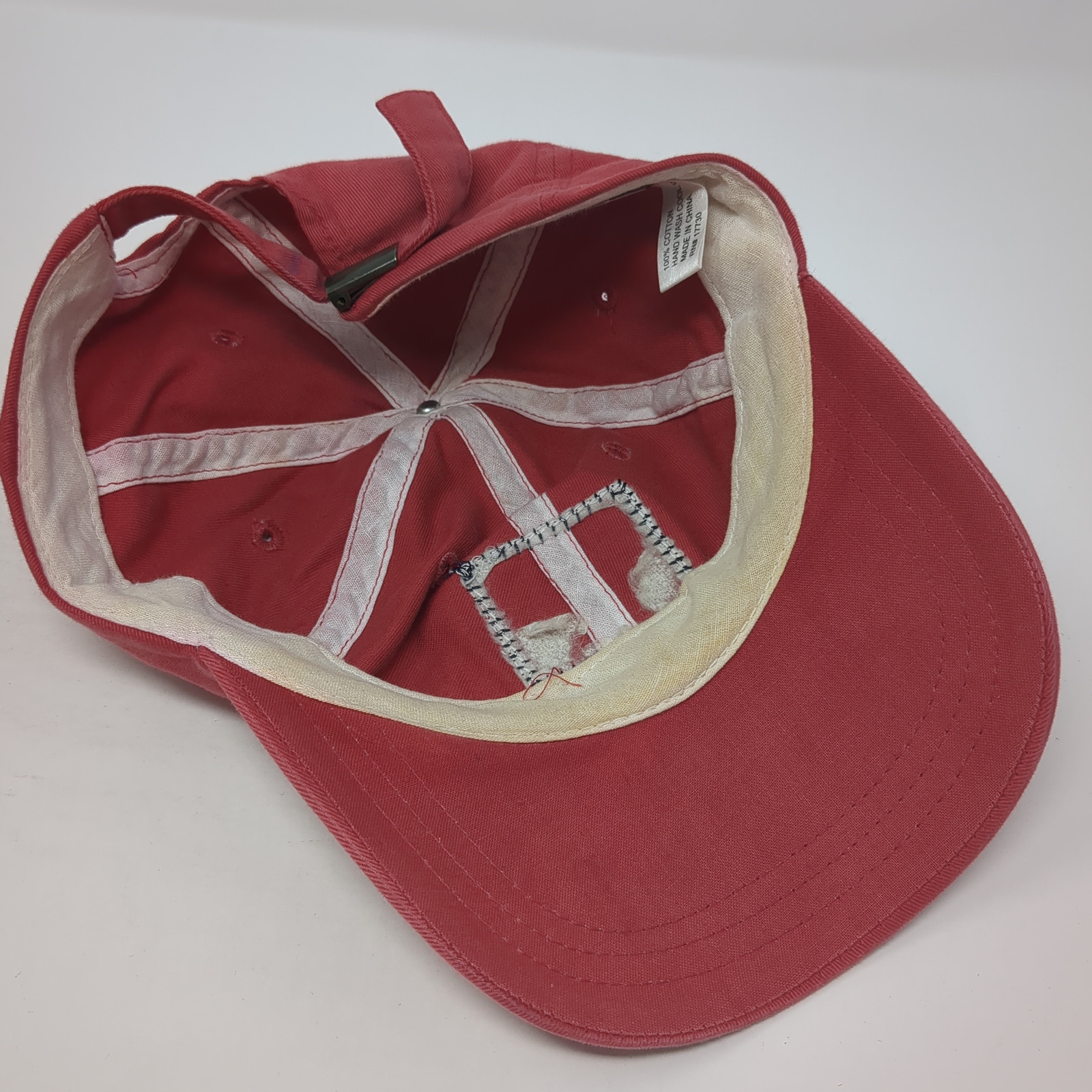 Star Patch Slideback Hat Red One Size Adjustable … - image 6
