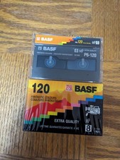 Lot Of 2 BASF P6-120 Camcorder Tapes - New