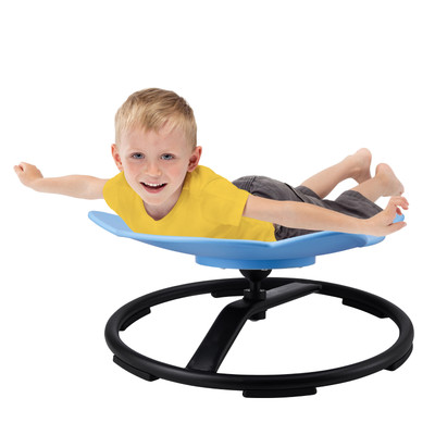 Elephant Kids Spinning Chair 220 lbs Sensory Swivel Chair Seat Blue