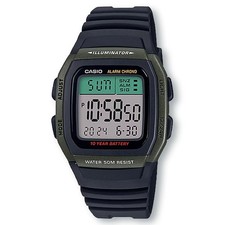 CASIO W96H-3AV Illuminator Sports Digital Watch, Black/Green