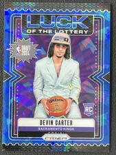 Devin Carter 2024-25 Panini Prizm Luck of the Lottery Blue Ice /125 #11