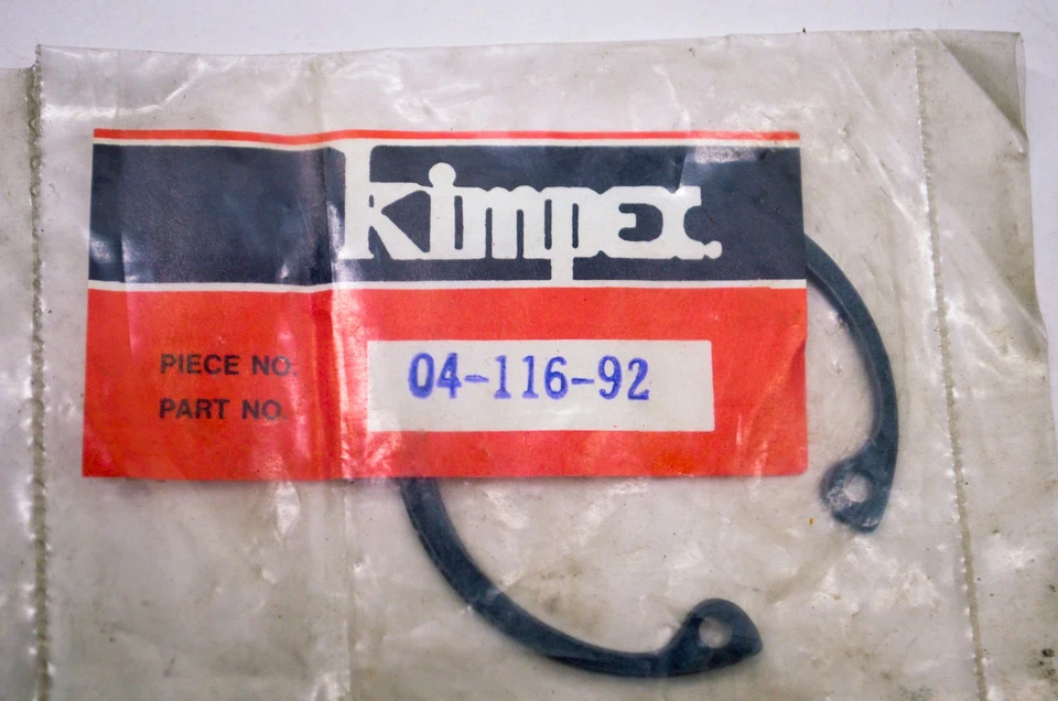 Kimpex 04-116-92 Rodamiento Circlip Nuevo de Lote Antiguo Foto 3 de 3