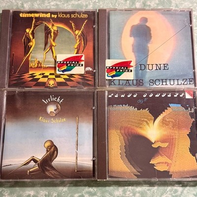 Menge Of 4 Klaus Schulze Cds Dig It Dune Timewind Von Irrlicht West Deutsche