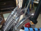 2 DNA SPRINGER CHROME SPRING TOP SPIKE NUTS upper chopper bobber custom hd 