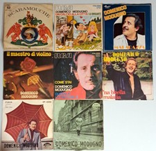 Disco vinile 45 giri Raccolta 6 Dischi Domenico Modugno Vedi descrizione