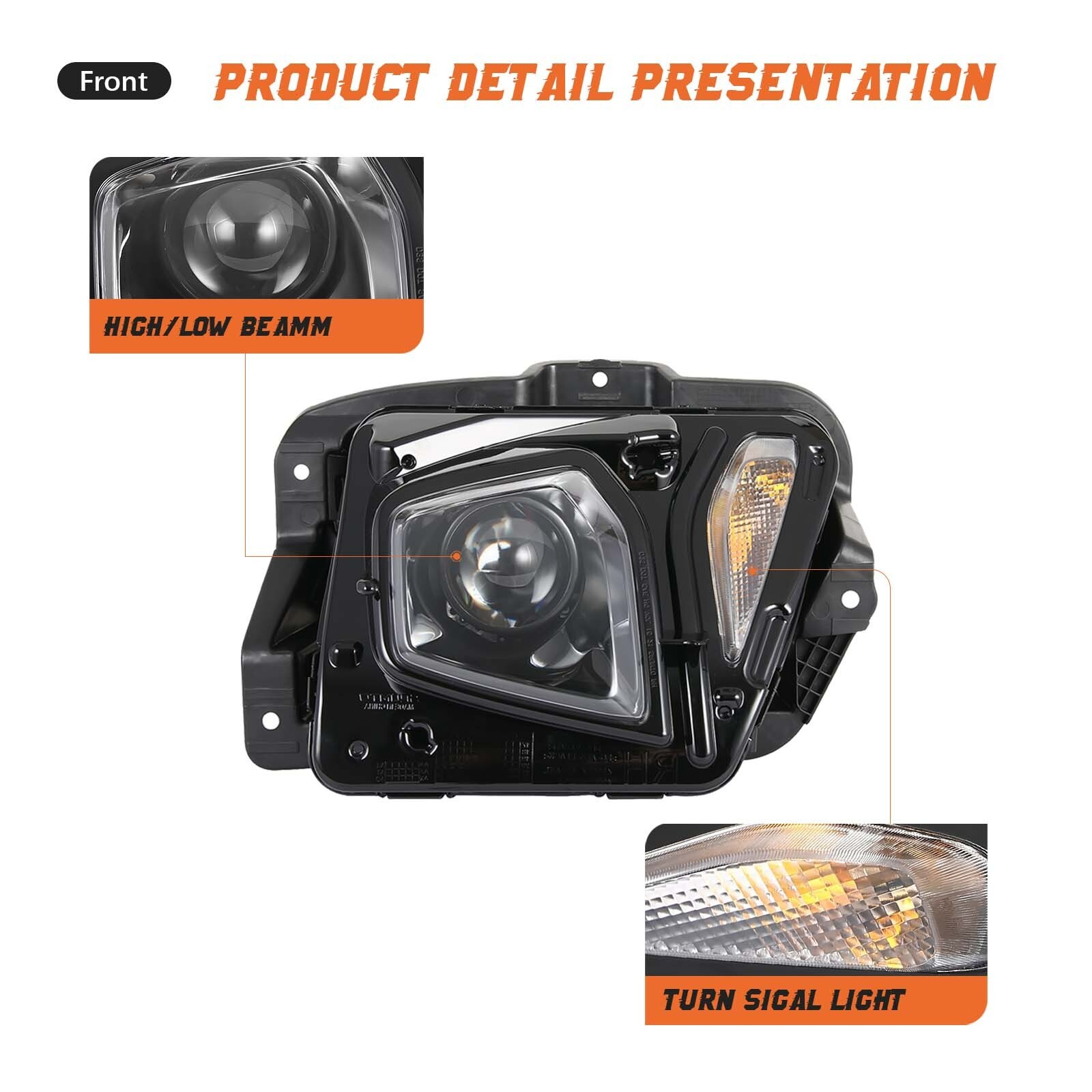 For 2019-2021 Chevy Blazer Driver Left Side HID Headlight Headlamp ...
