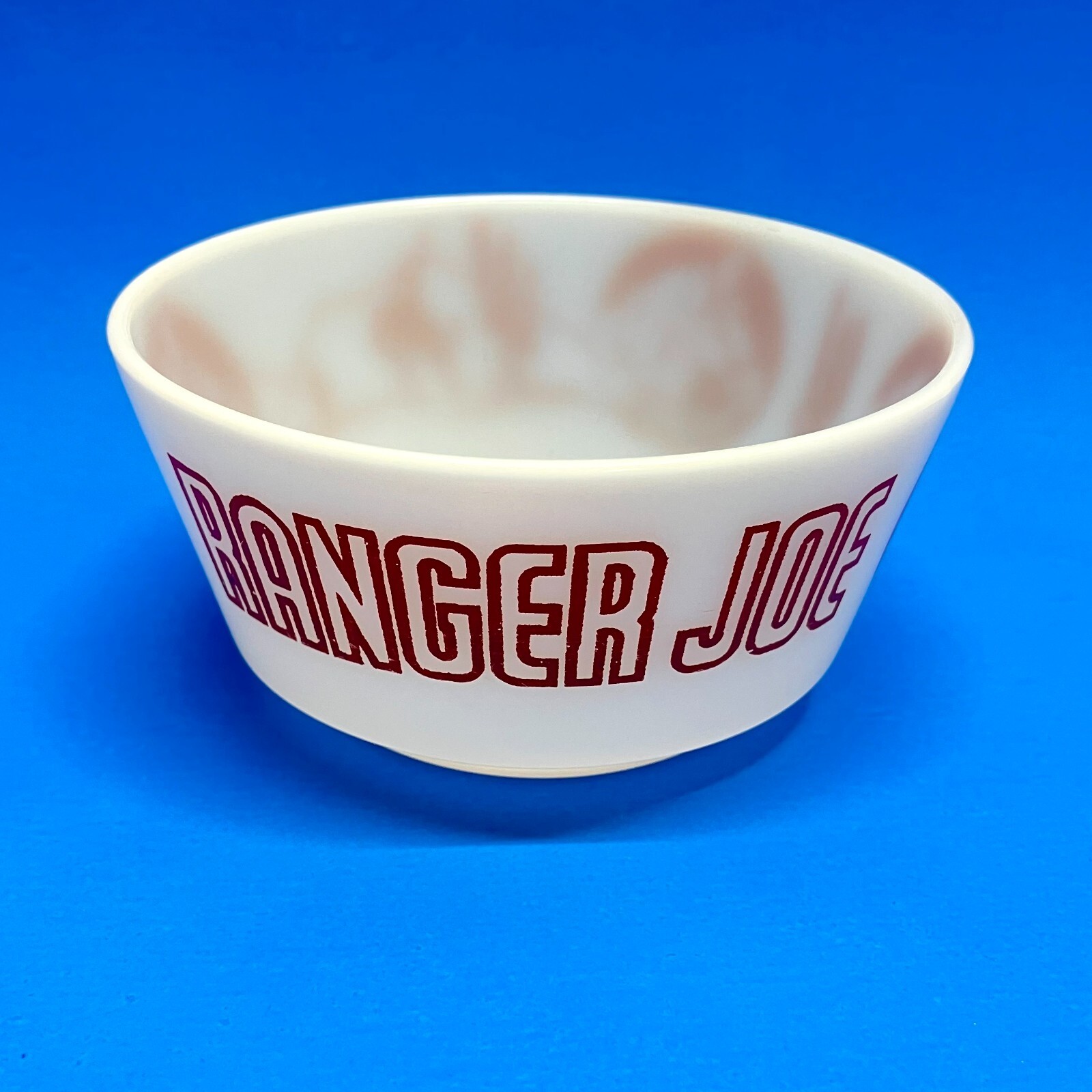 VTG 50s Ranger Joe Round Up 3PC Breakfast Set Hazel Atlas Milk Glass Mug & Bowls