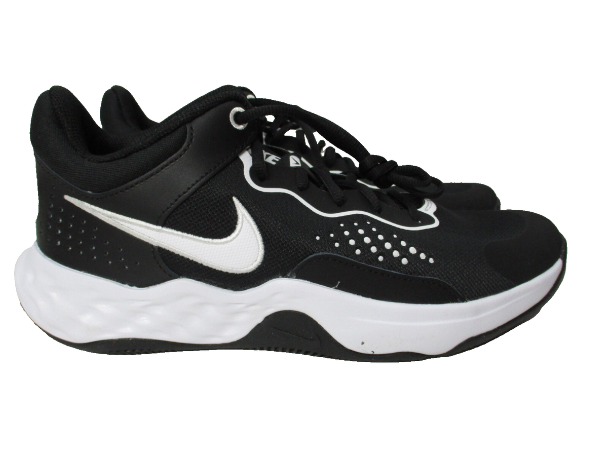 NIKE Fly By Mid Black White Basketball Shoes DD9311-003 Mens Sz 12