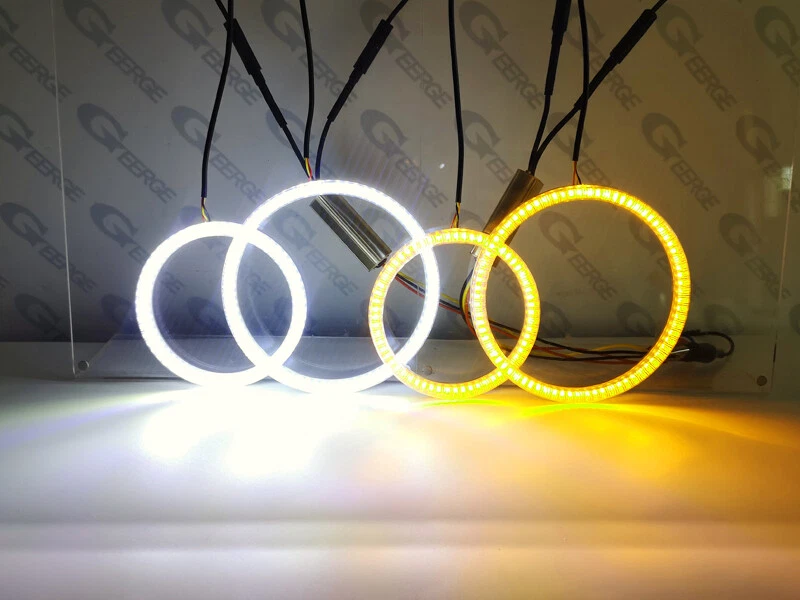 Anillos halo ojos ángel LED ultra brillantes para Alfa Romeo 147 2005-2008 2009 2010 Foto 2 de 4