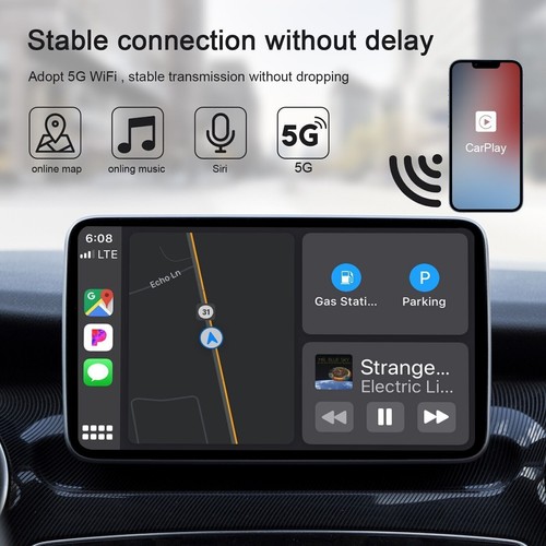 Wireless Carplay Adapter Bluetooth Wired to Wireless Dongle for Apple iPhone - Bild 5 von 12
