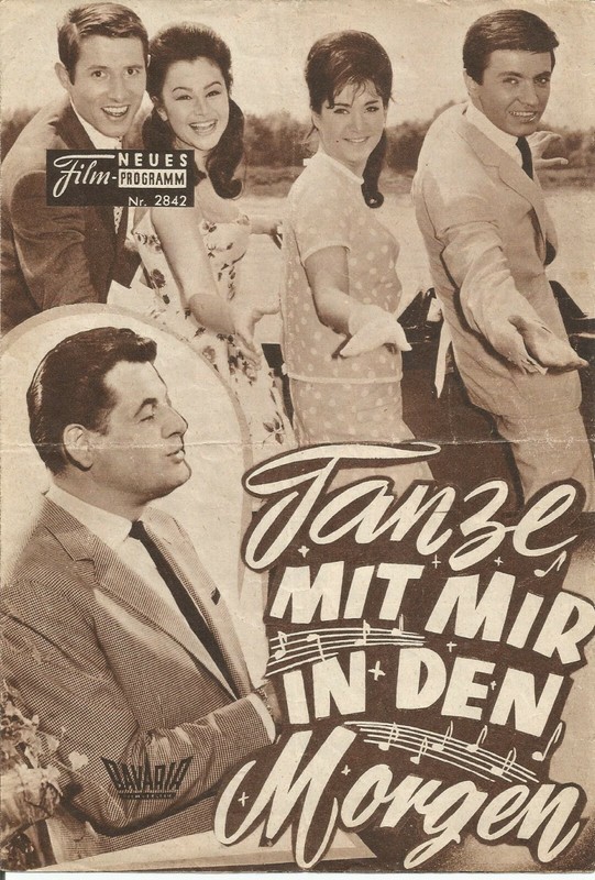 Tanze mit mir in den Morgen  1962 AUSTRIA Kino Neues Film Programm Rex Gildo