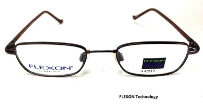 Flexon By Marchon Kids 108 Eyeglasses Choco Chunk 44-17 -  Adjustable Nose Pads