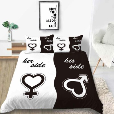 Means Progress 3D Printing Duvet Quilt Doona Covers Pillow Case Bedding Sets