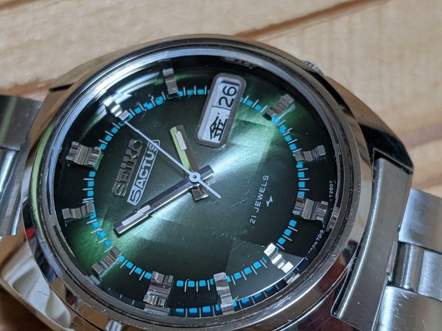 SEIKO 5 ACTUS 7019-7210 DAINI Seiko 5 Actus 7019-7210 Vintage Day