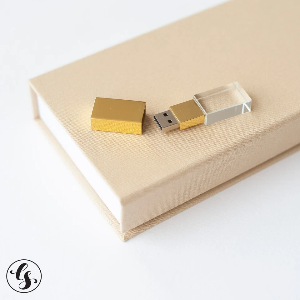 Caja de fotos de boda 4x6 para unidad flash USB almacenamiento de impresiones familiares hecha a mano Foto 2 de 4