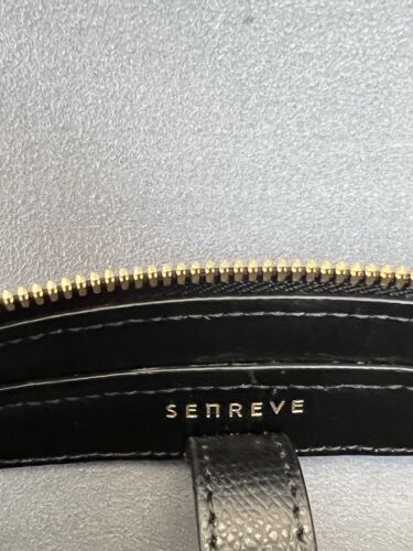 Senreve Mini Maestra Black Noir Convertible Leather Bag NWOT Pebbled Perfect - Picture 3 of 10