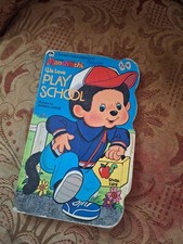vintage monchhichi we love play school book