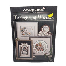 Stoney Creek 104 Thoughts of Wisdom Cross Stitch Pattern Chart Booklet