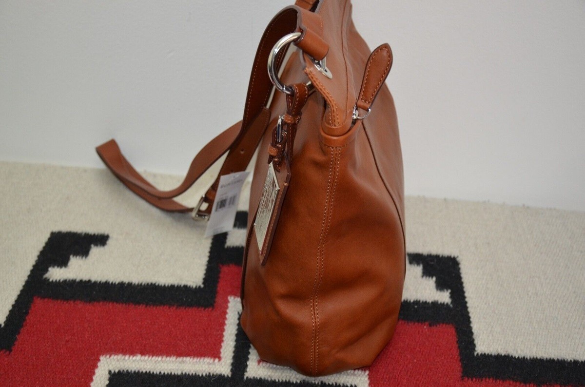 ショルダーバッグ・ポシェット POLO RALPH LAUREN BROWN LEATHER SHOULDER BAG Ralph Lauren Brown Leather Crossbody Shoulder Messenger Bag