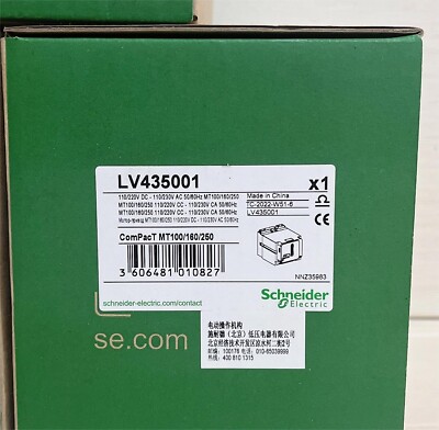 SCHNEIDER LV435001 110/220V DC-110/230V AC 50/60HZ MT100/160/250 