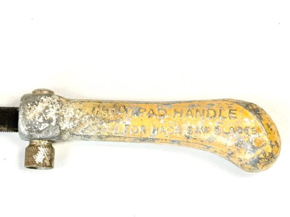 Vintage 1950s Eclipse No.12 Pad Saw Handle – Hacksaw Blade Tool Prop UK - Image 4 of 4