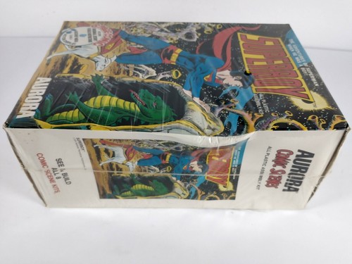 1974 Aurora Comic Scenes Superboy Model Kit # 186 ~ Sealed Box ~ Box Crease - Picture 8 of 10