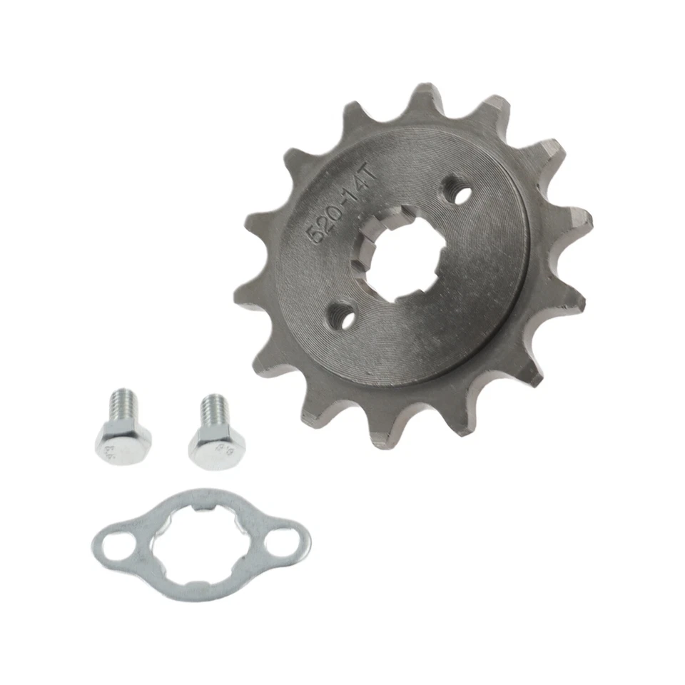 Piñón delantero apto para Honda CB200 1974 520-14T Honda CL200 Scrambler Foto 3 de 4