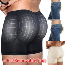 Butt Padded Underwear Men Big Butt Enhancer Shaper Booty Lifter Panties Shaper