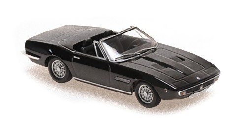 Maserati Ghibli Spyder 1969 noire 1/43 Minichamps, cadeau idéal passionné