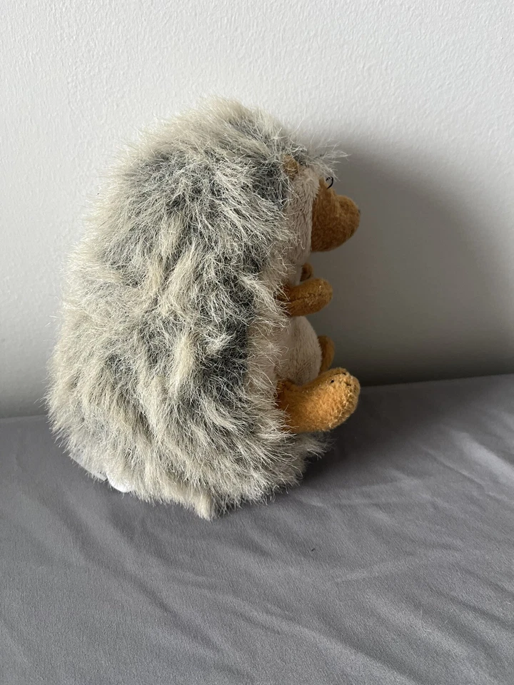 Ganz Webkinz Hedgehog Brown Tan Cute Furry Soft Plush Stuffed Animal Toy 8” GUC - Image 4 of 4