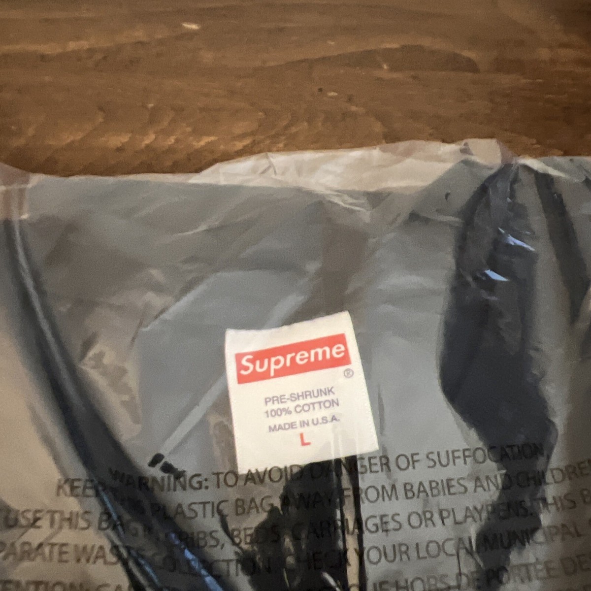 ★23AW WEEK7★Supreme Weather Tee SUPREME WEATHER TEE NAVY SIZE LARGE 100% AUTHENTIC) BRAND
