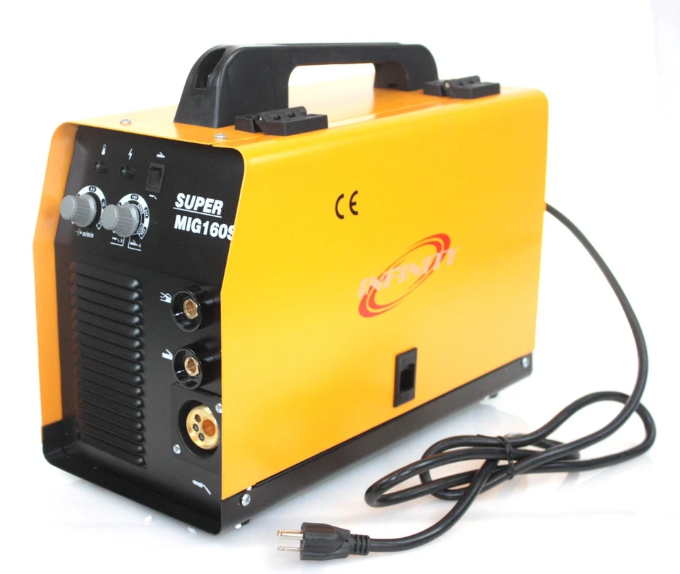 160Amp MIG gás MAG fluxo fio alimentação automática solda MMA vara vara soldadora máquina 220V - Imagem 3 de 4