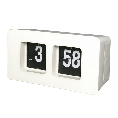 Auto Flip Clock Bedroom Office Desktop Flip Page Alarm Clock Digital Clock Table - Picture 10 of 12