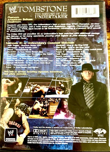 WWE - Tombstone: The History of the Undertaker (DVD, 2005, 3-Disc Set) - Picture 2 of 5