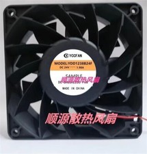 1 pc. New YDH1238B24F 12038 DC24V 1.98A 12CM 2-Wire Cooling Fan