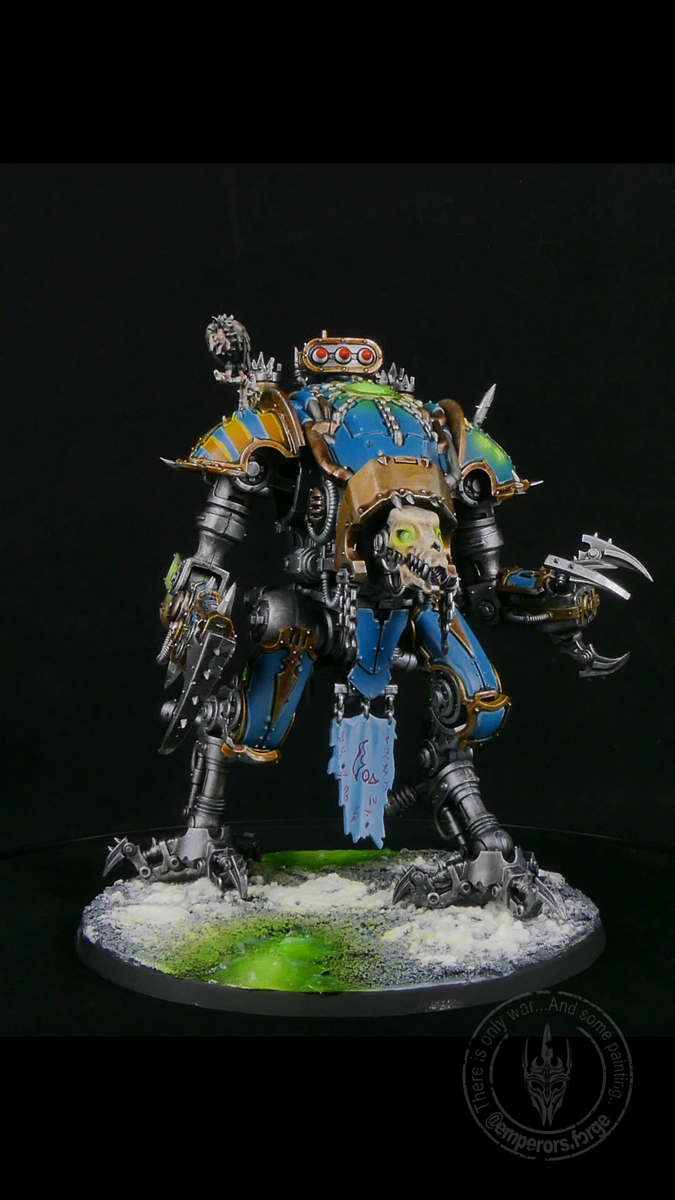 Chaos Knights Painted War Dog Karnivores Thousand sons Magnetized