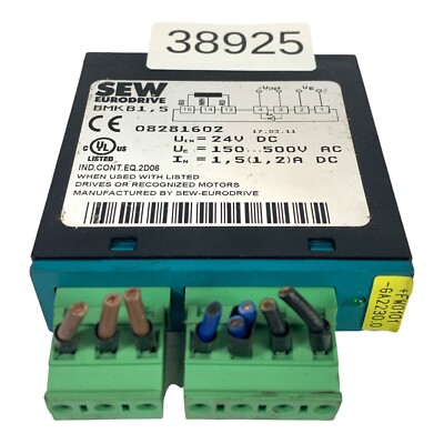 SEW BMK B1,5 08281602 Bremsenansteuerung | eBay