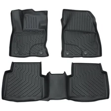 Car Floor Mats for 2020-2022 Ford Escape All-Weather TPE Rubber Cargo Liners 3pc