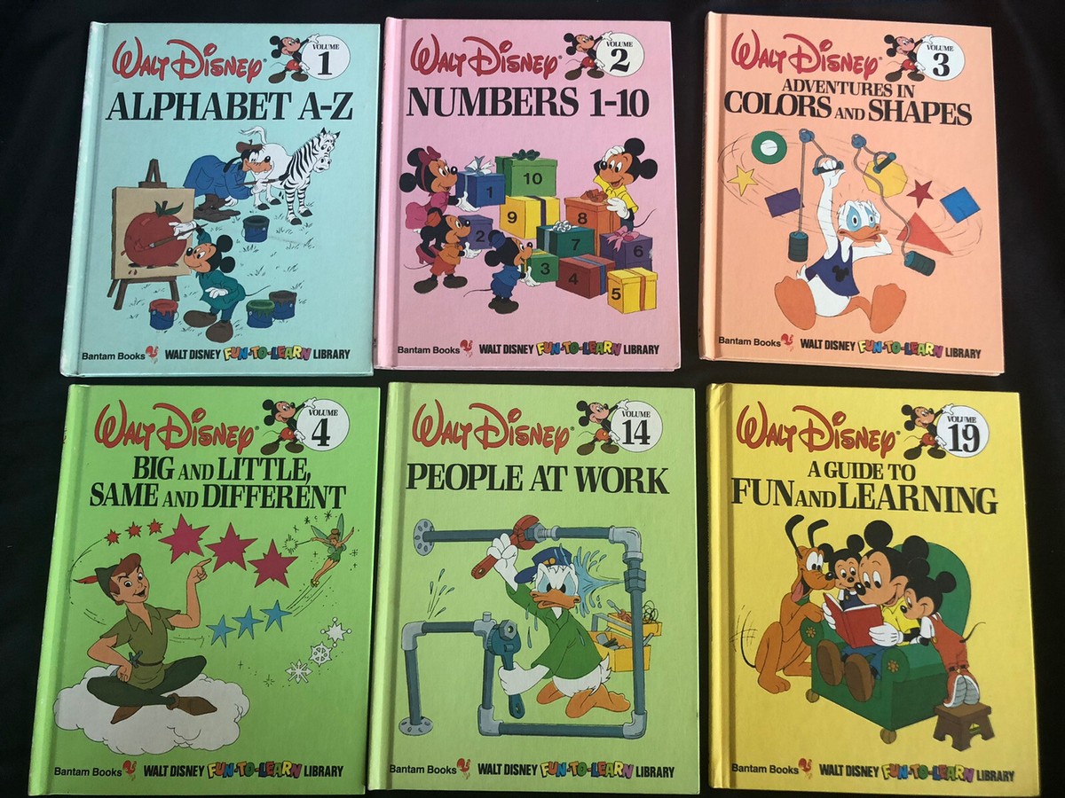 DISNEY FUN TO LEARN LIBRARY トートバッグ付 絵本 Walt Disney Fun to Learn Library 19 Volume Set Complete