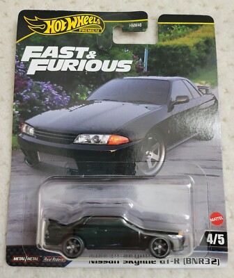 ミニカー Hotwheels NISSAN SKYLINE GT-R BNR32 Hot Wheels - Nissan Skyline GT-R (BNR32) (Metallic Dark Blue