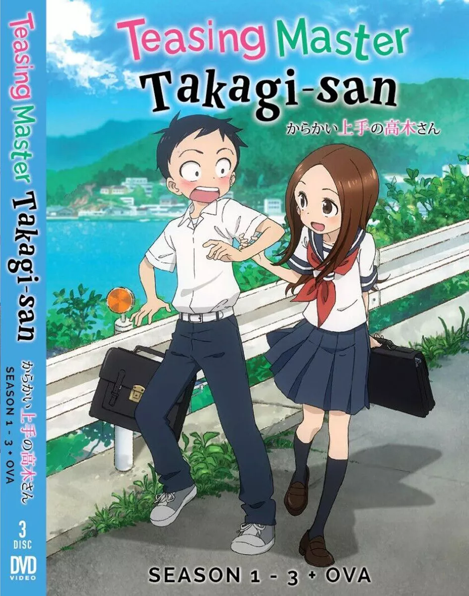 DVD Anime Karakai Jouzu No Takagi-San Season 1+2+3 Series (1-36 End)  English Dub